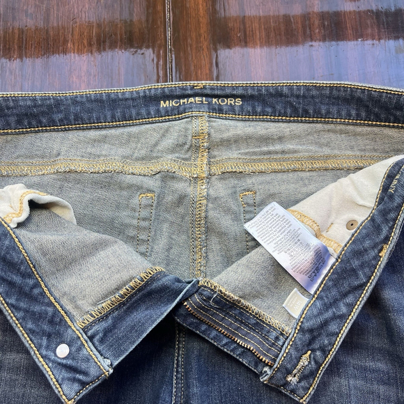 Michael Kors Women’s Jeans Size 14W Med Blue Denim Stretch Straight Leg Classic - Picture 15 of 16